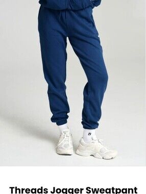 BuffBunny Threads Baked Blue Drawstring Joggers